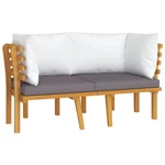 Outdoor Seating Set With Cushions And Solid Acacia Wood Vidaxl. Fixed Price $100.99.