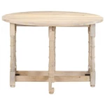 Dining Table Kitchen Room Round Solid Mango Wood Vidaxl. Fixed Price $274.99.