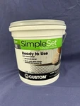 Custom Building Products Gray Gris Simple Thin-set Mortar Premix 1 Gal. New. Fixed Price $28.00.