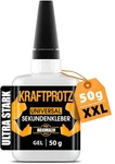 Kraftprotz 50 Super Glue Extra Strong Includes Anti-drying Tip Thick. Fixed Price $15.99.