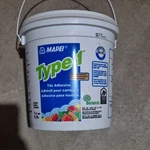 Mapei Type Tile Adhesive Gallon (3.79L) D1TE Model Upc 093994903532. Fixed Price $36.99.