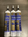 Ge Black All Weather Pro Caulk Lot Of (3) Window Door Siding Nos. Fixed Price $18.95.