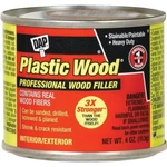 Dap Plastic Wood 21412 Filler, Paste, Strong Solvent, White, Oz. Fixed Price $15.96.
