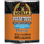 (3)-GORILLA 32 Oz. Black Waterproof Patch & Seal Liquid 105338. Fixed Price $122.09.