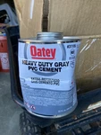 Pack Of 2 Oatey Heavy Duty Gray Pvc Cement. Fixed Price $29.33.