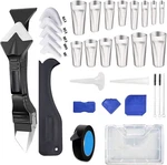 32PCS Caulking Tools, Silicone Finishing Large, Black. Fixed Price $36.26.