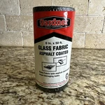 Gardner Glass Fabric Asphalt Coated 6" X 50' Multi Use Seal -new. Fixed Price $12.75.