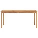 Garden Dining Table - Solid Teak Wood, Various Sizes Vidaxl. Fixed Price $164.99.