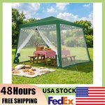10X10FT Easy Pop-up Canopy,waterproof Outdoor Screecommercial Gazebo. Fixed Price $107.99.