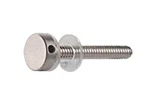Crl Brushed Stainless Standoff Cap Assembly For 1/2" Bases. Fixed Price $11.95.