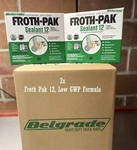 2X Froth-pak 12, Low Gwp Formula Spray Foam Sealant Kits. Fixed Price $144.00.