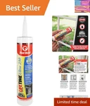 Lifetime Ultra Elastomeric Acrylic Latex Sealant, 10.1 Oz., Brown, Pack. Fixed Price $22.96.