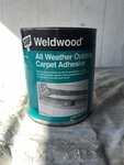 Dap Weldwood All Weather Outdoor Carpet Adhesive, 1 Gal. 7079800443. Fixed Price $50.00.