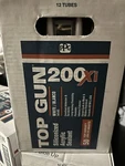 12PK Top Gun Ppg 200XI Siliconized Caulk Acrylic Sealant Tubes White. Fixed Price $37.50.
