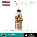 Gorilla Wood Glue, 8 Ounce Bottle Natural Color Strong Adhesive For. Fixed Price $14.99.