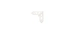 Crl PL15766 White Pella 3/4" X 7/16" Plastic Screen Frame Corner - 20/PK. Fixed Price $23.81.
