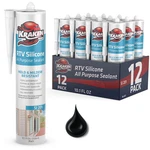 Kraken Bond Rtv Silicone All Purpose, 10.1OZ 12 Pack Black. Fixed Price $57.99.