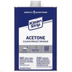 Klean Strip 84032 Indoor & Outdoor Liquid Acetone Solvent Qt. 030192018156. Fixed Price $14.95.