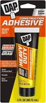 Dap Heavy Duty Construction Adhesive, 3.0 Fl Oz White - 1EA. Fixed Price $12.78.