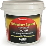Imperial KK0308 Refractory Cement, Paste, Buff/tan, 128 Fl-oz Tub. Fixed Price $62.85.