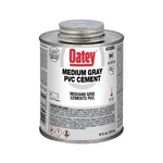 Oatey, 30885 Pvc Medium Cement, Gray, 16-OUNCE, Color Oz,. Fixed Price $31.99.