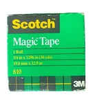 Scotch Magic Tape #810 New 3/4 In X 1296 (36 Yds) 19.0 Mm 32.9 Roll 3M. Fixed Price $9.99.