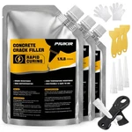 Concrete Crack Filler, 3-PACK Oil-based Self-leveling Sealant Waterproof. Fixed Price $79.55.