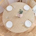 Nlmuvw Round Fitted Vinyl Tablecloth With Elastic Edge 100% Waterproof Oil Pr.... Fixed Price $20.85.