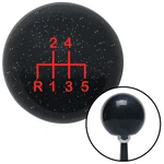 Red Pattern 17N Black Metal Flake Knob W/ M16X1.5 Insert Shifter. Fixed Price $89.95.