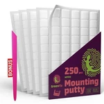 Greenfix Mounting Putty 250PCS Removable White Sticky Tack For Walls. Fixed Price $11.99.