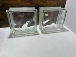 2X Retired Pittsburgh Corning Wavy Thinline Decora Glass Blocks 8 New. Fixed Price $39.99.