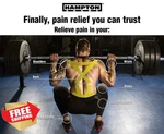Hampton Adams Kinesiology Tape 2-PACK Yellow Waterproof Hypoallergenic. Fixed Price $32.00.