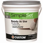 Custom Building Products, Inc. CTTSG1-2 Thin-set Mortar, Gray, Paste, Gal Pail. Fixed Price $39.00.