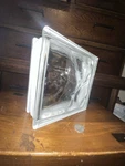 Mulia Super Series Glass Block 8X8X4 Clear Wavy Pattern Decorative Vintage Style. Fixed Price $12.00.