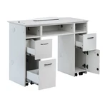 Avignon Manicure Table Nail Station Desk Stone Top Acetone Resistant, White. Fixed Price $599.00.