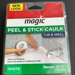 Weiman Magic Peel And Stick Caulk Strip Tub Wall Wl 7/8IN X 11FT. Fixed Price $14.80.