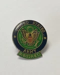 Vintage Us Army Seal Retired Acrylic Pin Coat Of Arms Winged Eagle. Fixed Price $8.00.