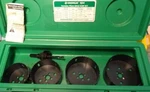 ** Greenlee - Textron Pc Hole Saw Set #834 Box For Conduits Unused. Fixed Price $83.33.