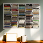 Kingdom 100 Slot Clear Acrylic Cassette Tape Rack Organizer Stamp Pad Holder. Fixed Price $117.00.