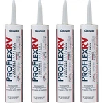 Set 4 Geocel GC28928 GC28128; Proflex Rv Flexible Sealant Crystal Clear 10OZ. Fixed Price $50.99.