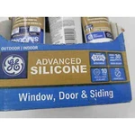 Six 6 Ge Advanced Silicone Kitchen & Bath Projects 2.8 Oz. White Waterproof New!. Fixed Price $48.74.