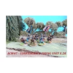 Aw Minis Acw Confederate 28MM Infantry Firing Unit Pack New. Fixed Price $17.95.
