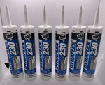 Pack Of 6 - Dap Dynaflex 230 White Latex Door/siding/ Window Sealant 10.1 Oz. Fixed Price $24.95.