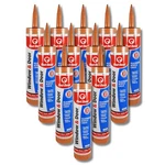 Seal Gaps Permanently - Red Devil Cedar Caulk 10.1OZ Pack. Fixed Price $74.99.