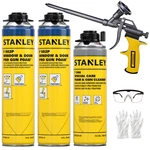 Stanley F902P Pro Gun Foam 24OZ Window & Door, Pack - Included Set. Fixed Price $61.99.