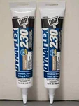 2X Dap Dynaflex 230 Premium Elastomeric Interior/exterior Sealant - 5.5 Oz White. Fixed Price $13.98.