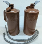 Two Goldenrod 120-A3 Oiler Can Flexible Spout Quart Lever Small Dents. Fixed Price $39.99.