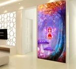 3D Mushroom Woman ZHUA8408 Wallpaper Murals Removable Self-adhesive Ann 24. Fixed Price $14.29.