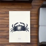 Begin Home Decor C1ROAR23ZX9M6F Ft. Blue Crab Beige Outdoor Area Rug - .... Fixed Price $68.56.