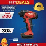 Hilti Sfd 2-A Impact Drill Driver Combo, New, Free Chuck, Bits, Fast Ship. Fixed Price $199.65.